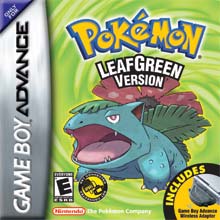 Pok?mon LeafGreen: Box cover